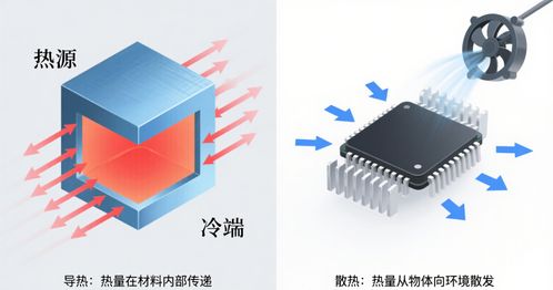 导热与散热 材料科学中的关键差异与协同作用
